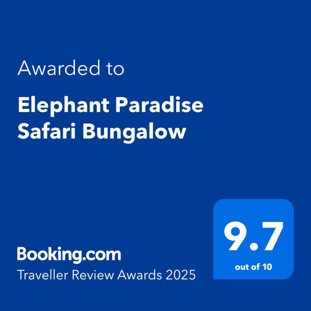 Elephant Paradise Safari Bungalow Udawalawe Exteriér fotografie